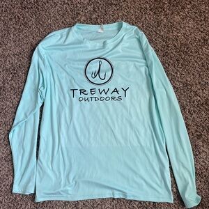 Treway men’s size Large fishing shirt
